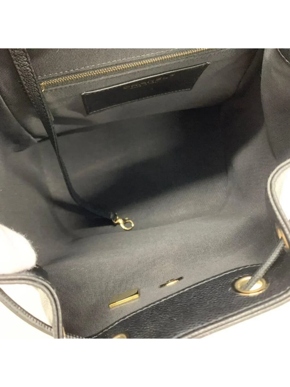 Chanel Quilted Caviar Leather Chain Backpack